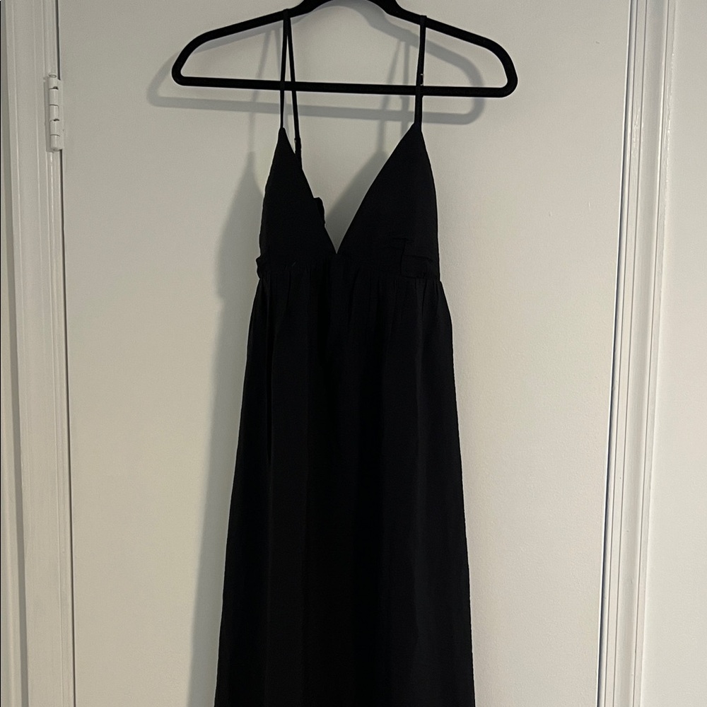 Abercrombie & Fitch Black Backless Dress